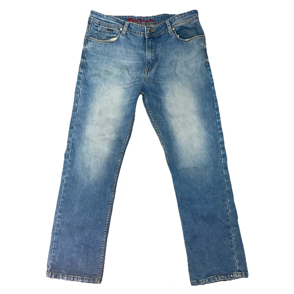 Levi's Redloop Mens 36X29 Blue Straight Leg Premium Red Tab Denim Jeans